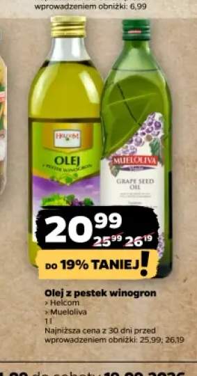 Olej z pestek winogron Helcom +1 wariant