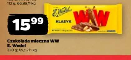 Czekolada mleczna WW