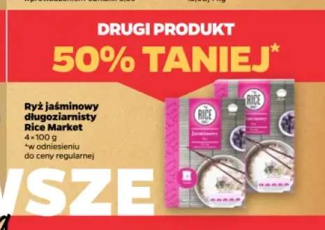 Ryż jaśminowy długoziarnisty Rice Market 4-pak