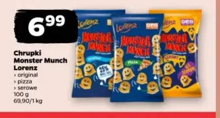 Chrupki Monster Munch original Lorenz +2 warianty