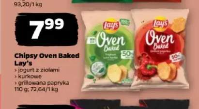 Chipsy Oven Baked kurkowe Lay's +2 warianty