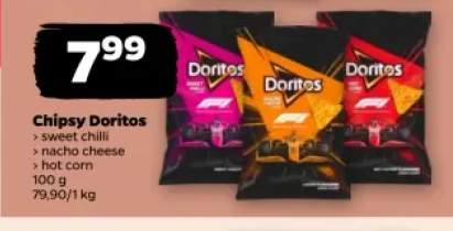 Chipsy Doritos sweet chilli +2 warianty