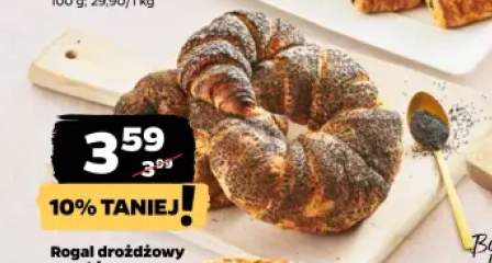 Rogal drożdżowy z makiem