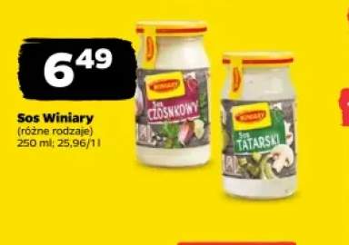Sos czosnkowy Winiary +1 wariant