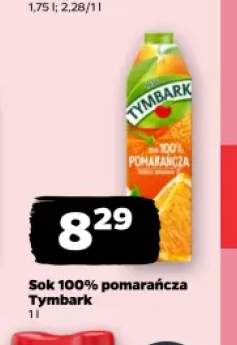 Sok pomarańcza Tymbark 100%