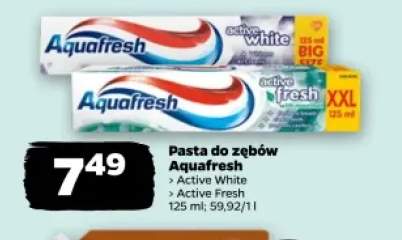 Pasta do zębów Aquafresh Active White +1 wariant