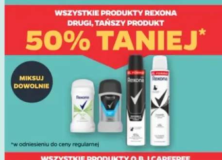 Produkty Rexona +4 warianty