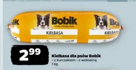 Kiełbasa dla psów Bobik z kurczakiem +1 wariant