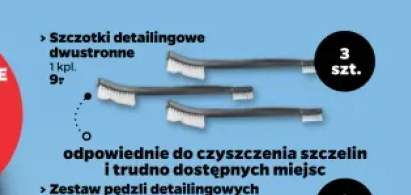 Szczotki detailingowe dwustronne Edynic