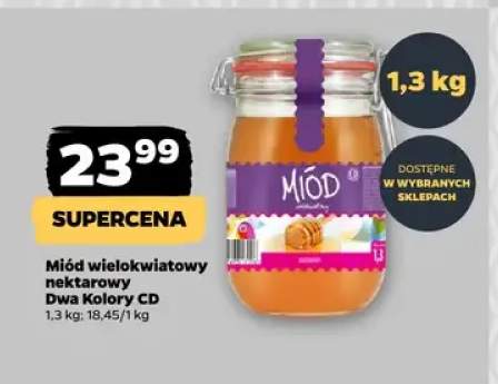 Miód wielokwiatowy nektarowy Dwa Kolory CD