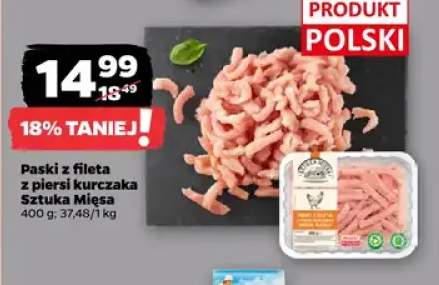 Paski z fileta z piersi kurczaka Sztuka Mięsa