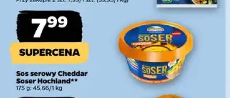 Sos serowy Cheddar Soser Hochland