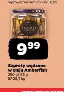 Szproty wędzone w oleju Amberfish