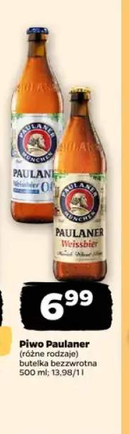 Piwo Paulaner Weissbier +1 wariant
