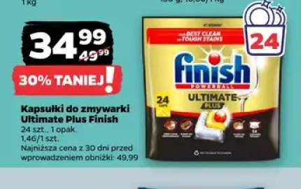 Kapsułki do zmywarki Ultimate Plus Finish