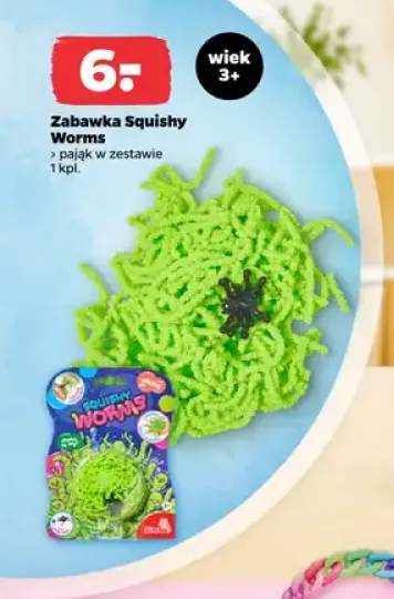 Zabawka Squishy Worms