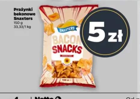 Prażynki bekonowe Snaxters