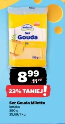 Ser Gouda w kostce Miletto