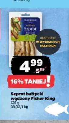 Szprot bałtycki wędzony Fisher King