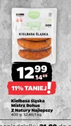 Kiełbasa śląska Mistrz Rohus Z Natury Najlepszy