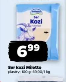 Ser kozi w plastrach Miletto