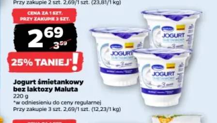 Jogurt śmietankowy bez laktozy Maluta