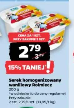 Serek homogenizowany waniliowy Rolmlecz