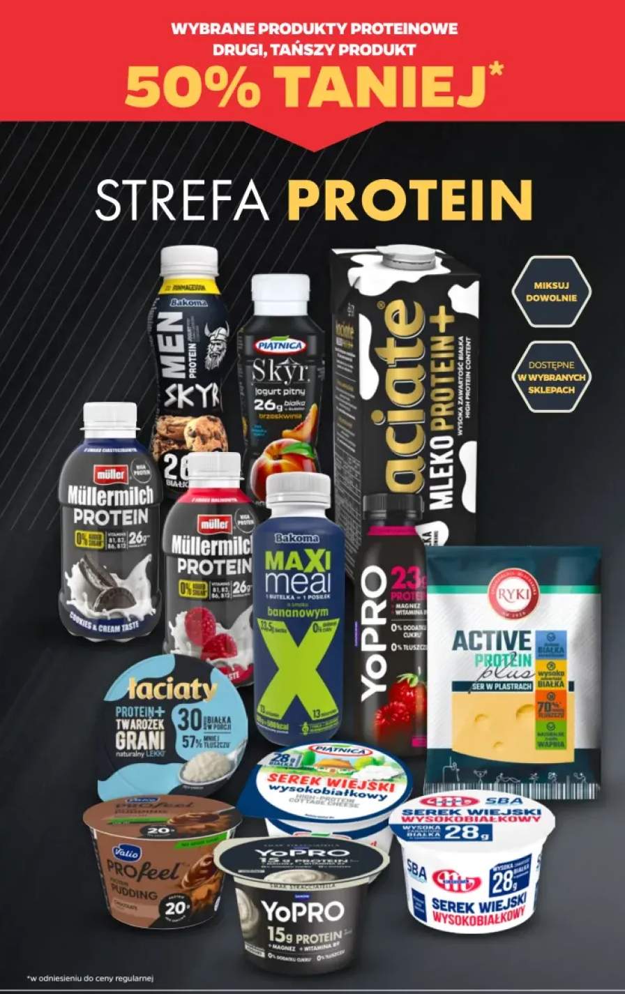 Wybrane produkty proteinowe +14 wariantów