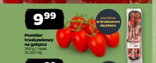 Pomidory truskawkowe na gałązce