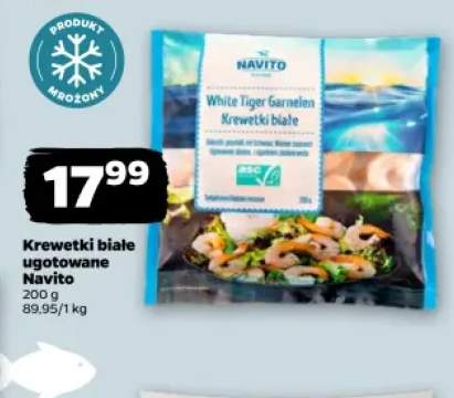 Krewetki białe ugotowane Navito