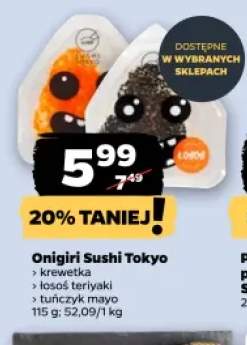 Onigiri Sushi Tokyo krewetka +2 warianty