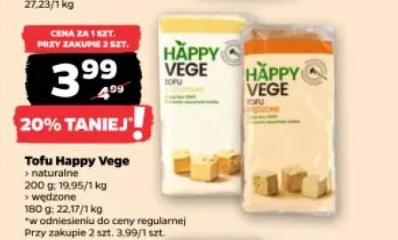 Tofu naturalne Happy Vege +1 wariant