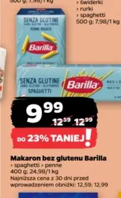 Makaron bez glutenu spaghetti Barilla +1 wariant