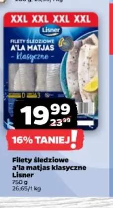 Filety śledziowe a'la matjas klasyczne Lisner