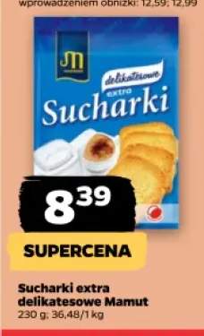 Sucharki extra delikatesowe Mamut