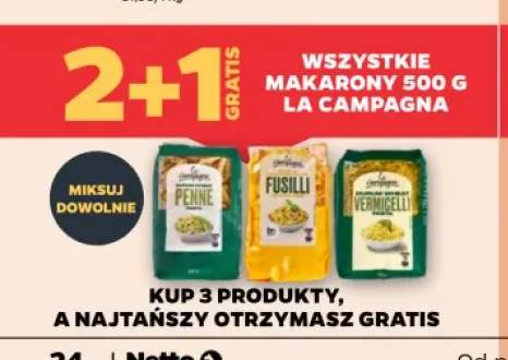 Makarony 500 g La Campagna +3 warianty