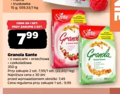 Granola z owocami Sante +2 warianty