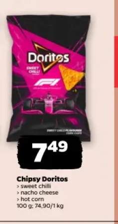 Chipsy Doritos nacho cheese +2 warianty