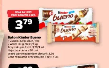 Baton Kinder Bueno Classic +1 wariant