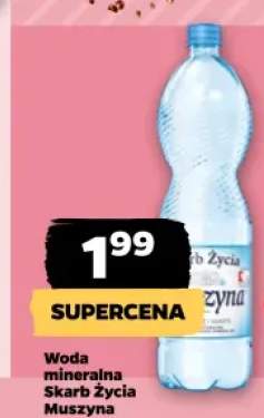 Woda mineralna gazowana Skarb Życia Muszyna lekko +1 wariant