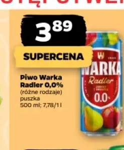 Piwo bezalkoholowe Warka Radler