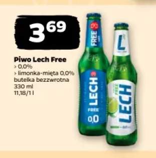 Piwo bezalkoholowe Lech +1 wariant