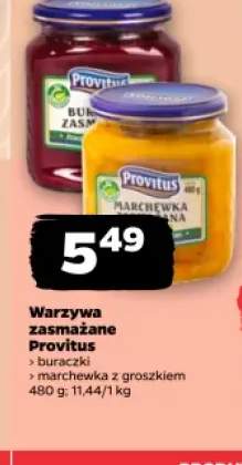 Warzywa zasmażane buraczki Provitus +1 wariant