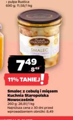 Smalec z cebulą i mięsem Kuchnia Staropolska Nowocześnie