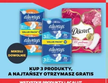 Podpaski Always Ultra Day +3 warianty
