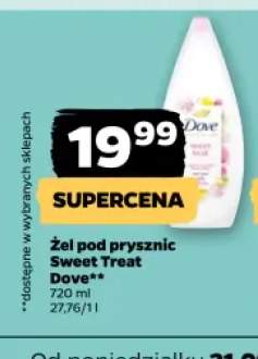 Żel pod prysznic Sweet Treat Dove
