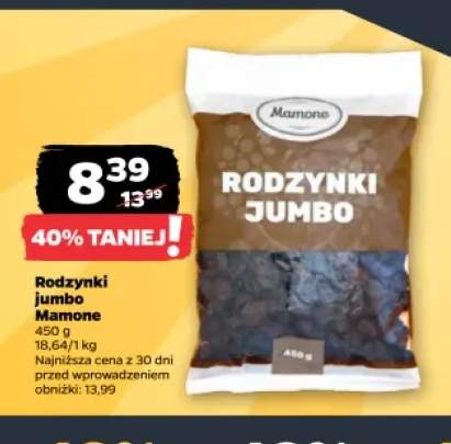 Rodzynki jumbo Mamone