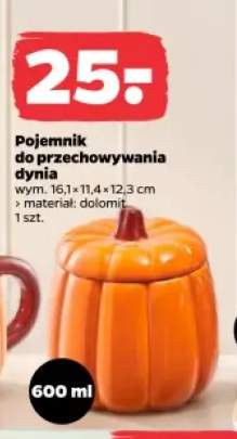 Pojemnik do przechowywania dynia
