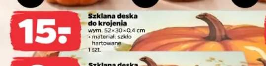 Szklana deska do krojenia 52x30x0,4 cm