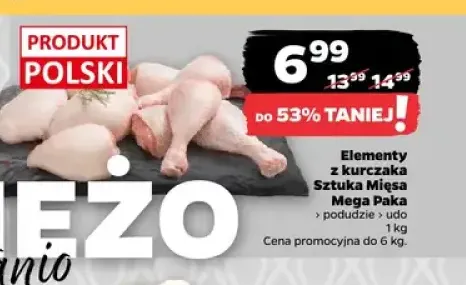 Elementy z kurczaka udo Mega Paka Sztuka Mięsa +1 wariant